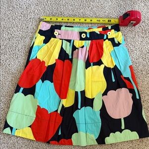 Anthropologie Fei Colorful tulip Women's Skirt sz 0